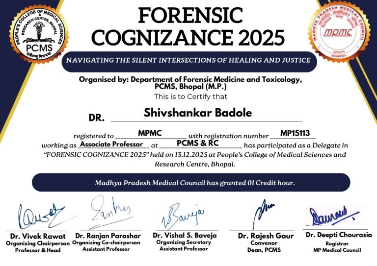 Dr. Shivshankar Badole - Certificate 02